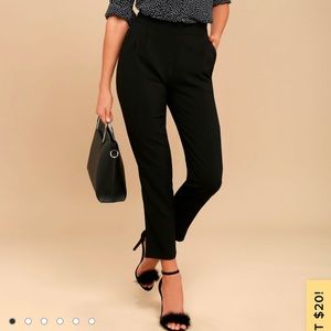 Lulus Kick It Back High-Waisted Trouser Pants